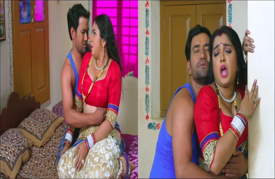 Nirahua And Amrapali Romance Video