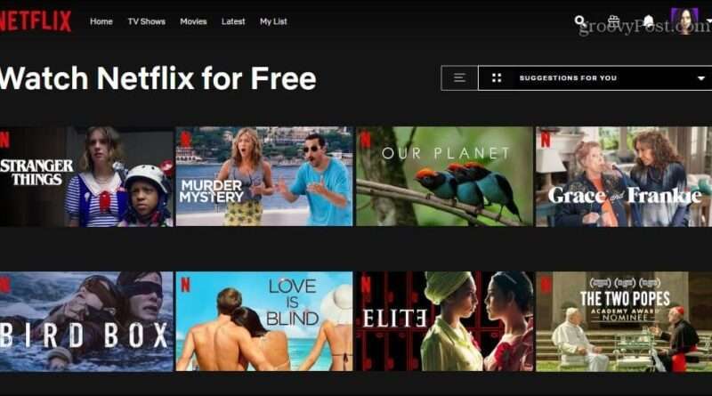 Netflix for free