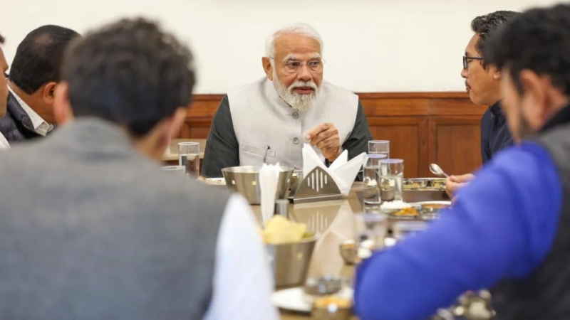 PM Modi Lunch