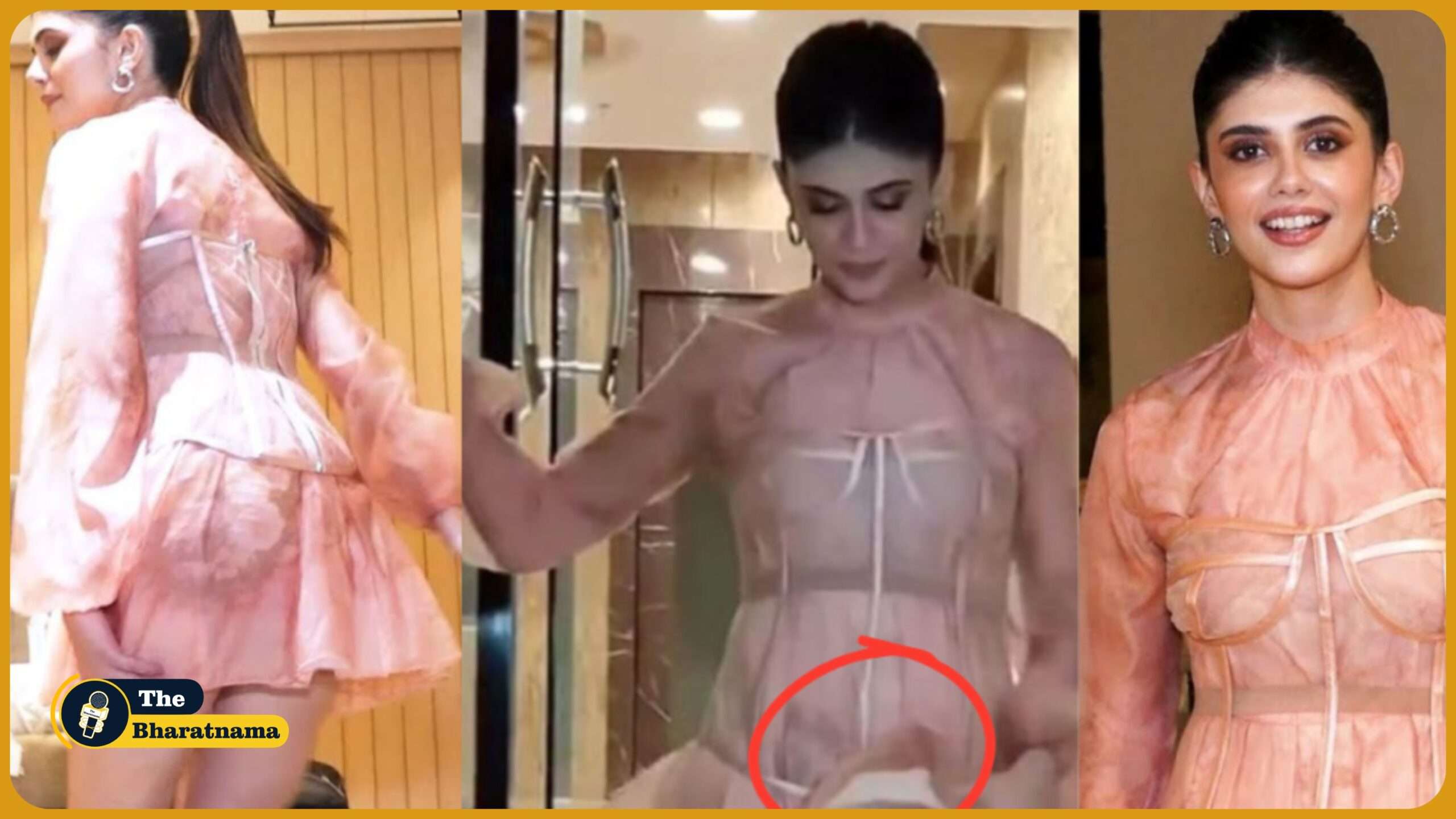 Sanjana Sanghi Oops moments Video