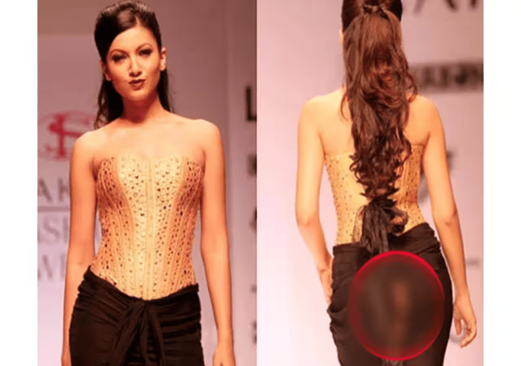 Gauahar Khan's oops moment