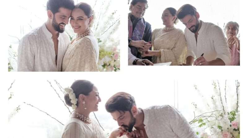 Sonakshi Sinha Zaheer Iqbal Wedding photos