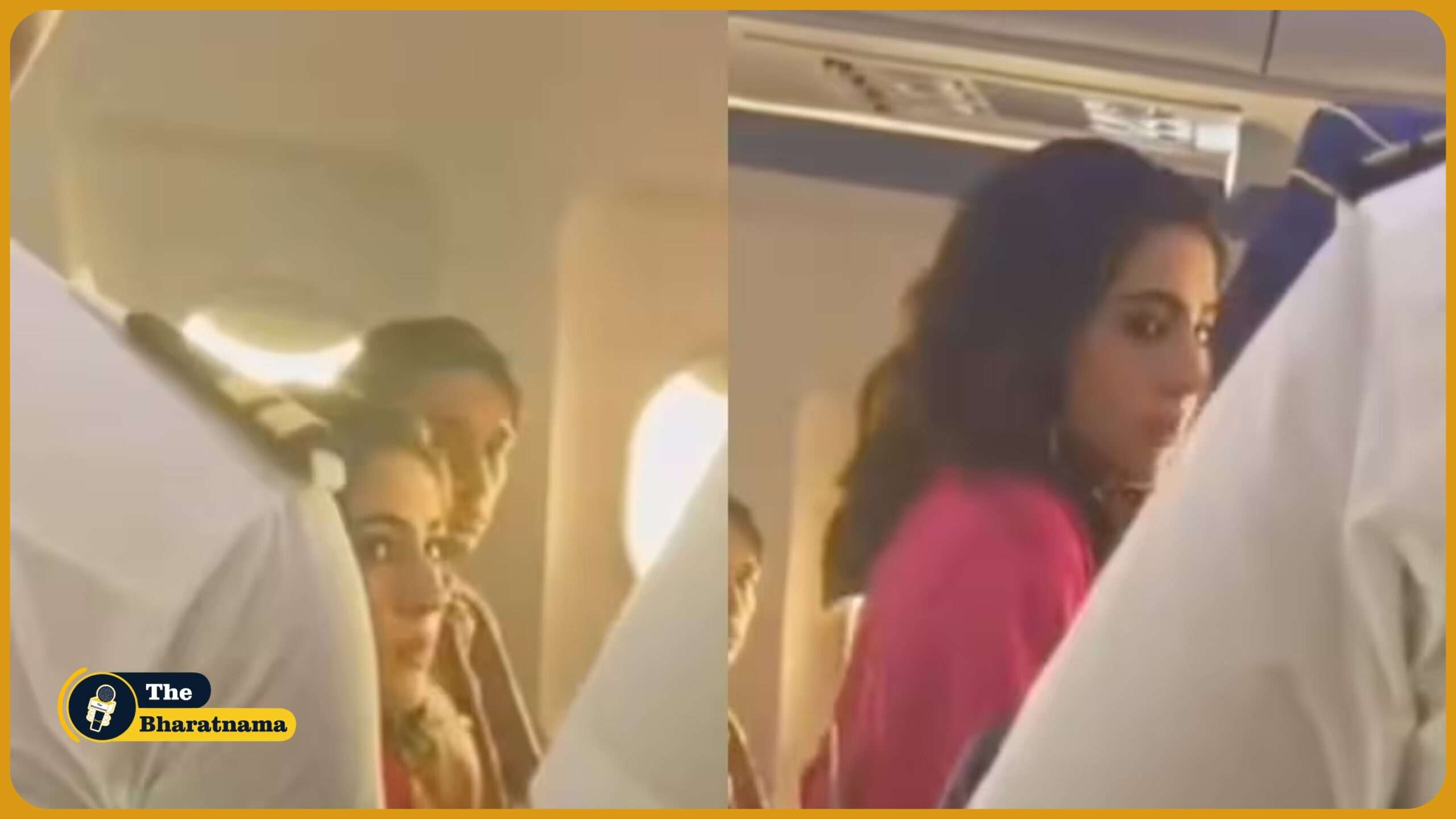 Sara Ali Khan angry in flight