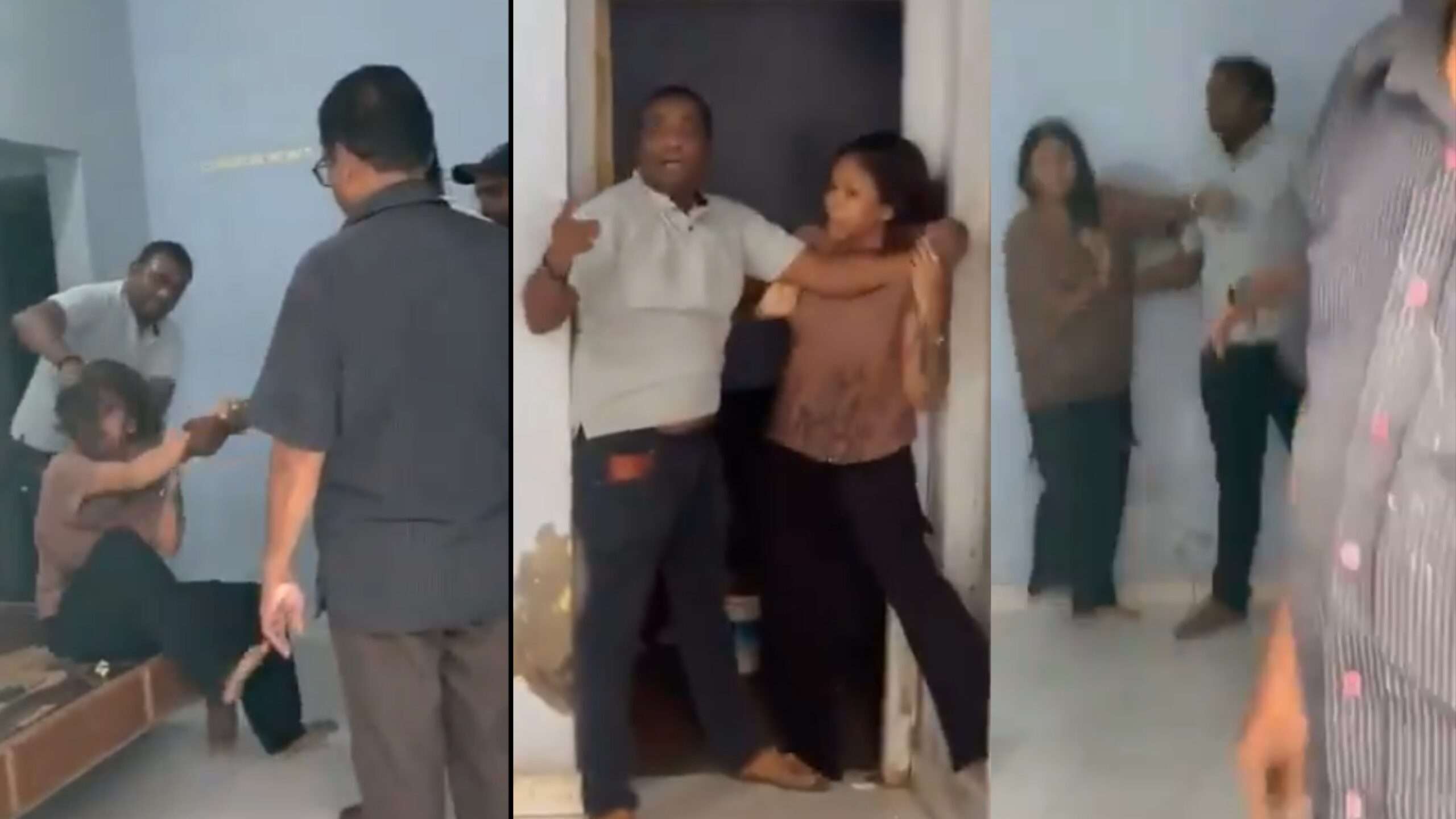 Landlord girl Fight Video