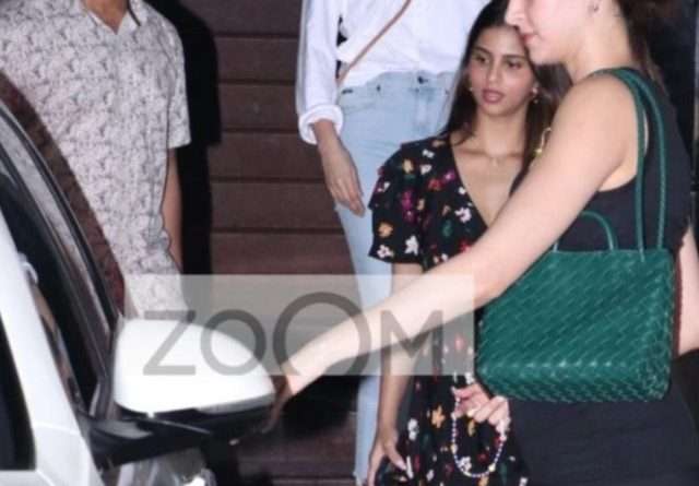 Agastya Nanda girlfriend Suhana Khan Kissing video viral