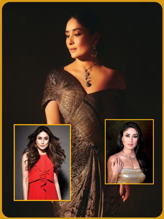 Kareena Kapoor का दिखा ग्लैमरस अवतार : ब्लैक गाउन, माथे पर काली बिंदी में लूटी महफिल