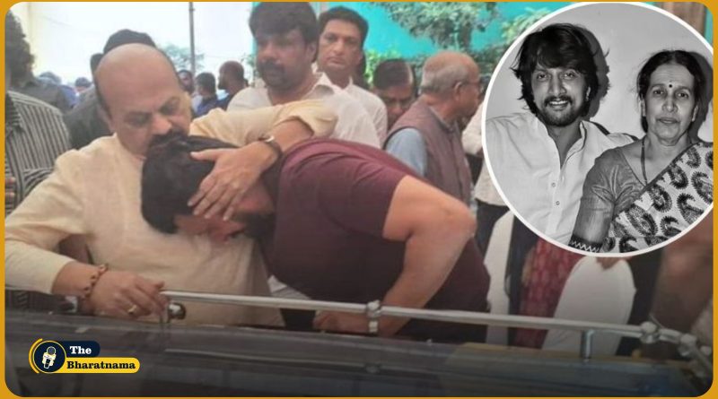 Kichcha Sudeep Mother Funeral