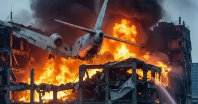 Ahmedabad plane crash fire